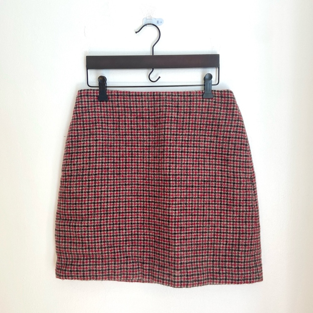 Uniqlo // checkered wool shirt